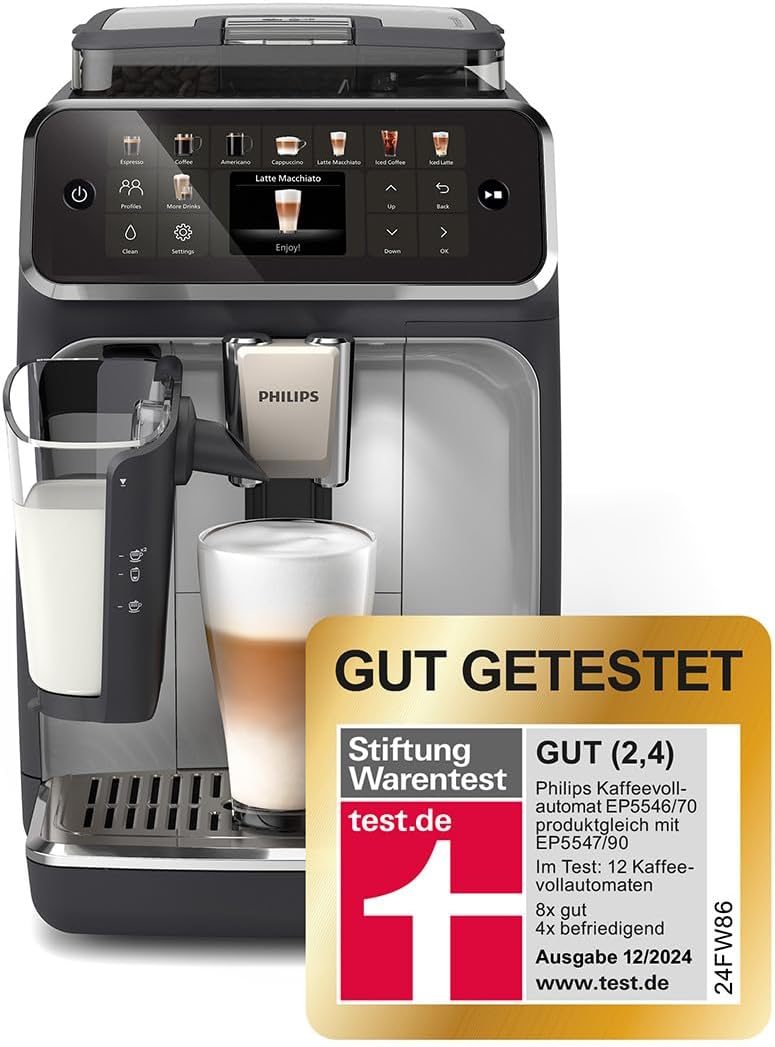 Philips Kaffeevollautomat Series 5400 Latte Go EP5447/90 LatteGo